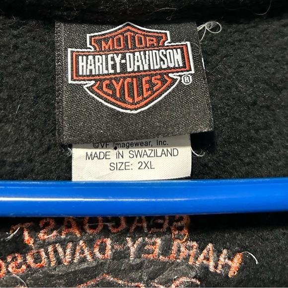Harley Davidson Fleece vest - plus size - Picture 4 of 9